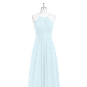 Azazie Ginger Bridesmaid Dress in Mist Color